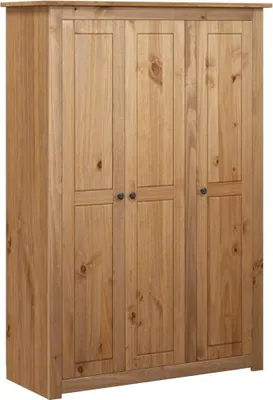 Zdjęcie produktu dla Szafa trzydrzwiowa, 118 x 50 x 171,5 cm, sosna, seria Panama