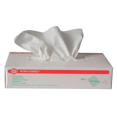 Produktbild von NOBA Nobacosmed Kosmetiktücher 21 x 22 cm 100 Stück