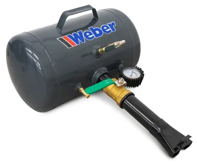 Produktbild von Weber Reifen Booster für PKW Weber STD-GT 20L Tank 10Bar Betriebsdruck grau Luftkanone Reifenbefüller mit Manometer und Tragegriff Reifenmontage