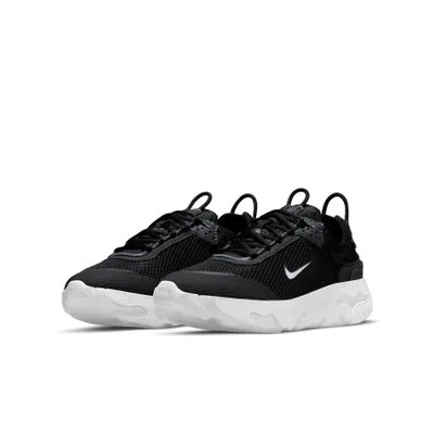 Produktbild von Nike React Live Big Kids' Shoe BLACK/WHITE-DK SMOKE GREY 40