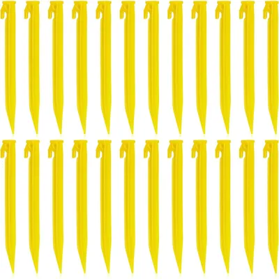 Image de 24 piquets de tente robustes pour une utilisation en extérieur