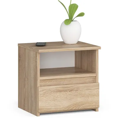 Image de Commode 1 tiroir Commode organisateur Commode avec tiroirs 40 cm de large 40 cm de haut | bois sonoma Highboard Sideboard Armoire étroite