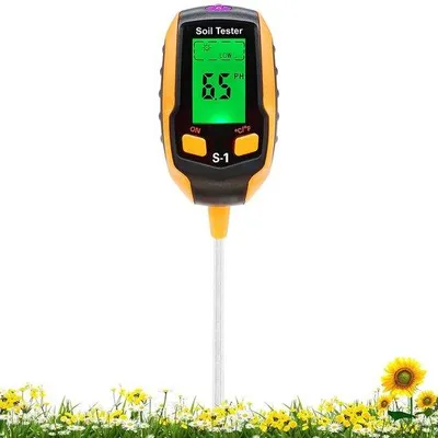 Produktbild von Famanu Bodenfeuchtemesser 4-in-1 - Licht, pH, Temperatur und Feuchtigkeitsindikator
