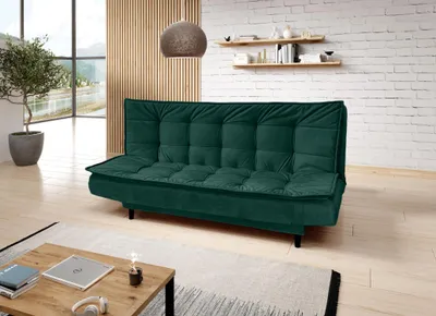 Produktbild von Gepolstertes Dreisitzer-Sofa ULJANA – Dunkelgrün