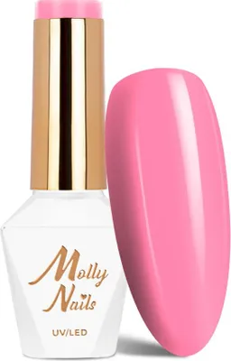 Immagine prodotto di Molly Nails Flamingo Garden with Flowers Smalto ibrido senza HEMA/Di-HEMA, 8 g, n. 144