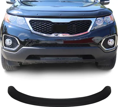 Image de Deflecteurs d'air capot de voiture pour Kia Sorento 2009-2014 SUV Acrylique Noir