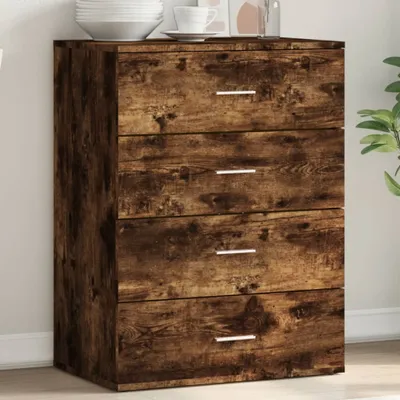 Productafbeelding van Maison Exclusive - Dressoir van gerookt eikenhout, 60x39x80 cm, houtvezel