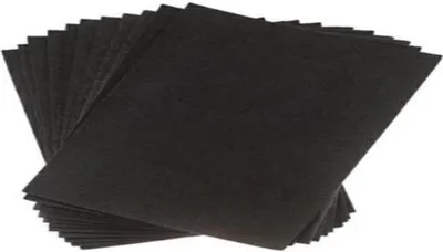 Produktbild von Filz A4 schwarz 1 mm 10 Stück (Schul- und Schrein)