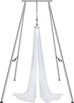Zdjęcie produktu dla Rama do jogi aerial 2.95m biała – stojak z hamakiem do ćwiczeń w domu