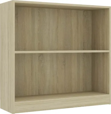 Obrázek produktu pro vidaXL Knihovna Sonoma dub 80x24x75 cm Materiál na bázi dřeva