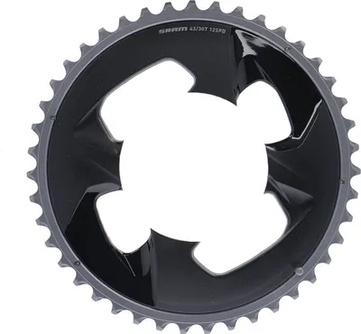Produktbild von SRAM Kettenblatt ForceWide Road 2x12fach 00.6218.015.004,grau,43Zähne,Alu,94mm, grau
