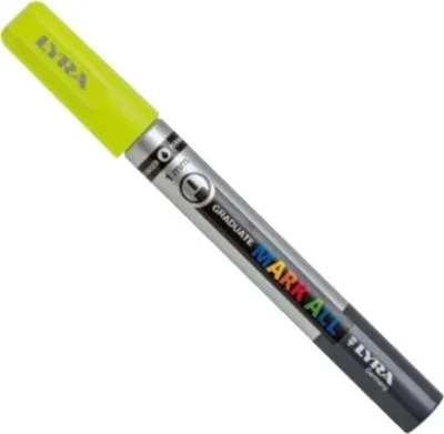Produktbild von Lyra Graduate Mark Permanent Markierungsstift 1 mm Neon Yellow 1 stk