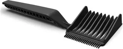 Produktbild von Professioneller Haar-Zusammenführer - Überwurfkammer - Kunsthaar-Tonkammer - Schneidwerkzeug für Haare - Haarstyling-Tool - Zubehör für Frisuren - Schwarz