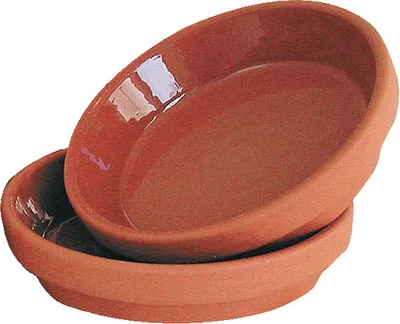 Produktbild von Terrakotta-Unterteller Innen-Ø 5-12 cm zur Auswahl Innen-Ø 10 cm, 2 Stück