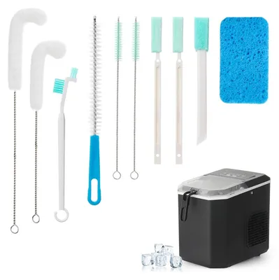 Produktbild von AIEVE Eismaschinen-Reiniger-Bürsten-Set, 10-teilig, mit Fugendüse und Scheuersch