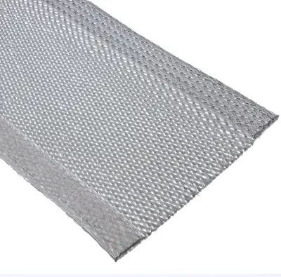 Produktbild von InLine Kabelschlauch, Gewebeschlauch mit Klettverschluss, 1m x 40mm grau, Kabelmuffe, Velcro, Grau