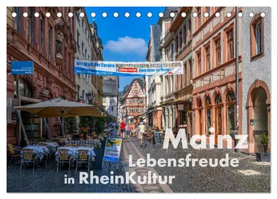 Produktbild von Mainz - Lebensfreude in RheinKultur (Tischkalender 2027 DIN A5 quer), CALVENDO Monatskalender