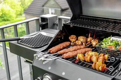Produktbild von Unyqoos® Hitzebeständige Silikon-Ablagematte 100% Silikon, schwarz – Abtropf- & Trockenmatte für Grill und Außenküche, spülmaschinenfest, 29 x 1 x 23 cm