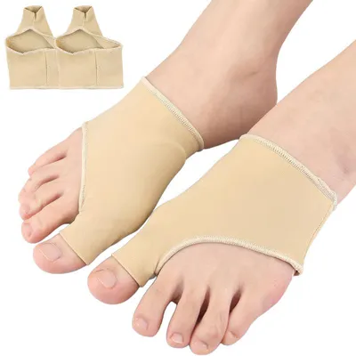 Produktbild von 2 Stück Hallux Valgus Socken mit Silikonpolster, Atmungsaktive Ballenpolster Vorfußschutz für Damen & Herren Größe S