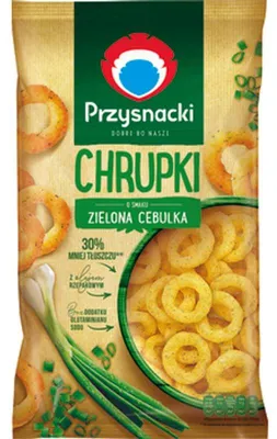 Obrázek produktu pro Křupavé snacky s příchutí zelené cibulky 140 g
