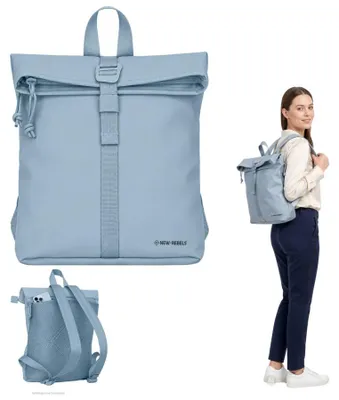 Produktbild von Rucksack Damen klein Freizeitrucksack Tasche New Rebels Plane Bag Branson Small Los Angeles - 51.1551 28 Blau