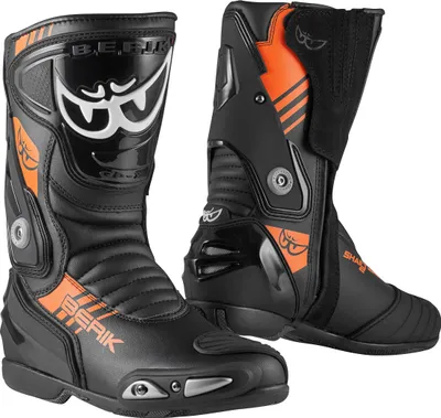 Produktbild von Berik Shaft 3.0 Motorradstiefel, schwarz/orange, 41