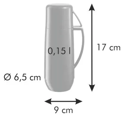 Productafbeelding van Thermosfles met beker, 0,15 liter, Family Colori