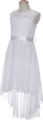 Produktbild von Wunderschönes festliches Spitzenkleid für Mädchen – Perfekt für Hochzeiten und besondere Anlässe! Größe 164 Cm