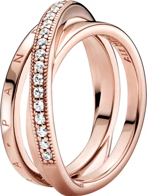 Produktbild von Pandora Ring 189057C01 Triple Band Crossover Rose  18