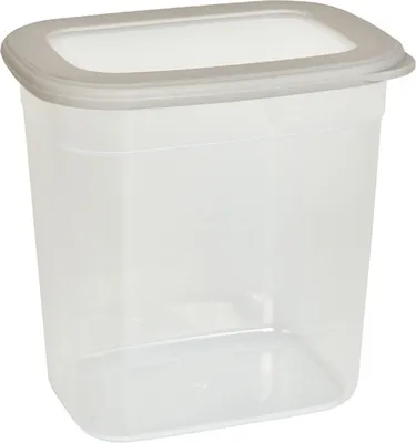 Imagen del producto de MICHELINO: Contenedor de almacenamiento, recipiente hermético, depósito para despensa, ideal para una despensa organizada. 2000 ml. Color beige