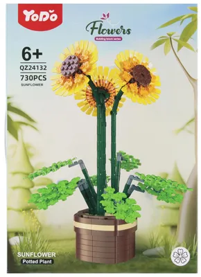 Image de Blocs de construction « Fleurs » – 730 pièces