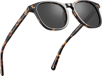 Produktbild von CARFIA Vintage Polarisierte Sonnenbrille für Herren UV-Schutz Fahrerbrillen Acetatrahmen