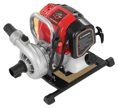 Image de Pompe à eau, moteur 4 temps, puissance de 850 W, cylindrée de 36,5 cm³, débit de 530 ft³/h, hauteur de refoulement de 28 m