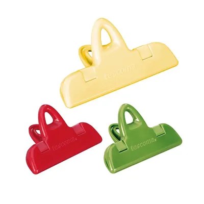 Image de Pince Ferme Sac 7-11 Cm Presto, 2+1 Pièces