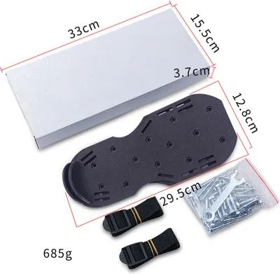 Productafbeelding van INF 4.2CM gazonbeluchter schoenenset zwart