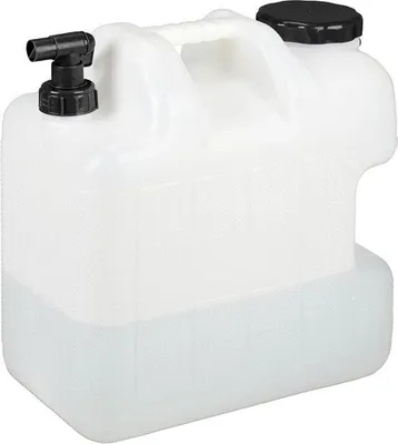 Produktbild von Famanu Wasserkanister 25 Liter mit Handgriff - Weiß/Schwarz