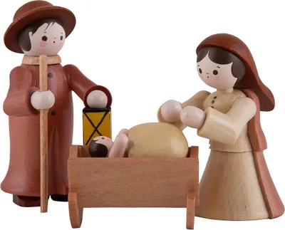 Productafbeelding van Thiel-figuren, Heilige Familie - natuur (6 cm) van Romy Thiel