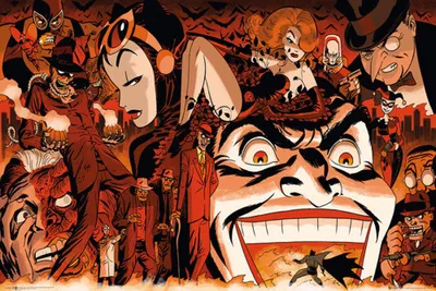 Produktbild von Batman - Poster - Comic - Villains