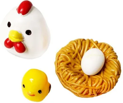 Zdjęcie produktu dla Habarri | miniaturowa figurka - figurka do miniaturowego domku - pisklę wielkanocne - figurka do zabawy dla dzieci w wieku od 3 lat