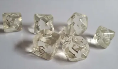 Produktbild von Würfelset Transparent: Crystal (7)