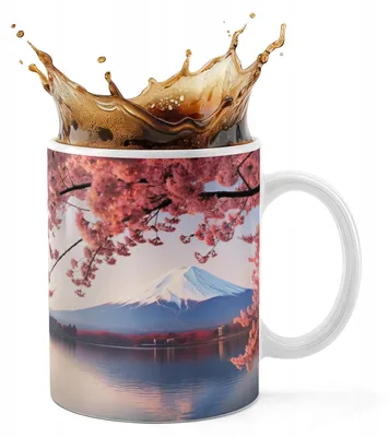 Produktbild von Kubek Ceramiczny 330Ml Druk - Japonia Góra Piękne Widoki Krajobraz