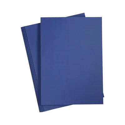 Produktbild von Bastelkarton A4 Dunkelblau 180 g/m², Karton zum Basteln, Malen & DIY – 20er Pack