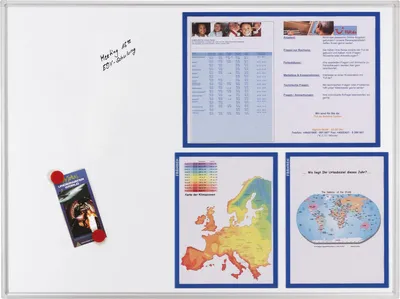 Produktbild von FRANKEN Weißwandtafel ECO lackiert 1.800 x 900 mm Speditionsversand