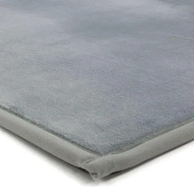 Zdjęcie produktu dla Wyjątkowo miękki dywan o wyglądzie aksamitu, cloud grey 60x120