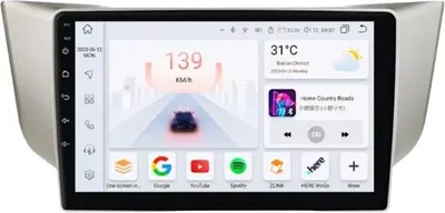 Zdjęcie produktu dla Radio samochodowe Lexus RX300/330/350/400h serii S z systemem Android – CarPlay, Android Auto, 1280x720 QLED, Bluetooth, 3 porty USB, podwójny DIN – 3 GB pamięci RAM, 32 GB pamięci