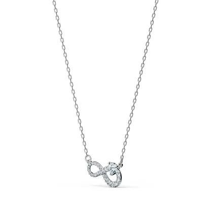 Produktbild von Swarovski Damen Hyperbola Halskette Unendlichzeichen Weiß, Silber 5520576