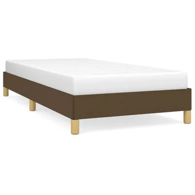 Immagine prodotto di vidaXL Struttura letto senza materasso marrone scuro 80x200 cm tessuto
