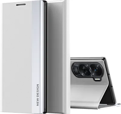 Obrázek produktu pro Pouzdro pro Honor 90 Lite 5G MagnetickéPolyuretanKožené Pouzdro s Funkcí Stojánku Bílý