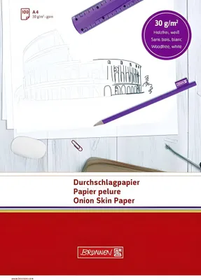 Image de BRUNNEN 1032105 Papier autocopiant, A4, 100 feuilles