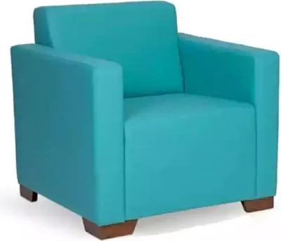 Immagine prodotto di Poltrona da ufficio, colore blu, imbottita, in tessuto. Ideale per l'ufficio
